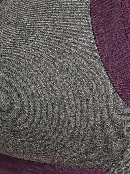 Clovia Women’s Cotton-Rich Dark Grey Wire-Free Full-Cup T-Shirt Bra – Non-Padded Comfort